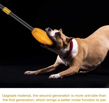 Benepaw Izturīgs Automātiskais Spēlē Suns Sakost Rotaļlietas Drošu Gumijas Pārtikas Izsniegšanas Kucēns Rotaļlietas Virvi Zobu Tīrīšana Piesūcekni, Pet, Spēlēt Spēles