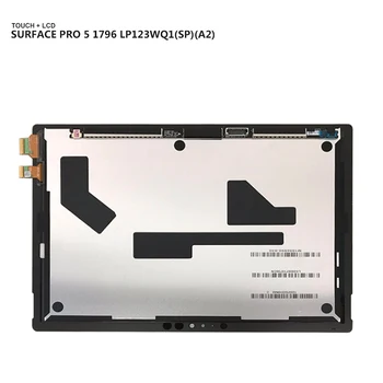 Microsoft Surface Pro 5 1796 LP123WQ1(SP)(A2) / Pro 6 1807 LCD Displejs, Touch Screen Stikla Sensors Digitizer Montāža