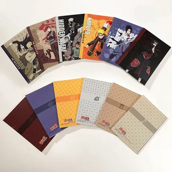 Japānas Anime Naruto Uzumaki Grāmatiņa Uchiha Itachi Piezīmju Grāmatu Sasuke Plakātu Segtu Notepad Organizators Grafiku, Grāmatu Stacionārā