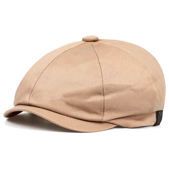 Augstas kvalitātes newboy cepuri tīrtoņa krāsas berete cepures, rudens un ziemas āra siltā cepure pāris universālā klp sporta un atpūtas klp