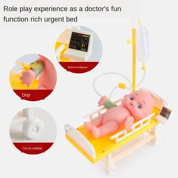 Ārsts Bērniem Izlikties, Spēlēt Meitenēm Lomu spēlē Spēles Slimnīcas Accessorie Medicīnas Komplekts Māsa Soma Rotaļlietas Bērniem Rotaļlietas meitenēm zobārsts