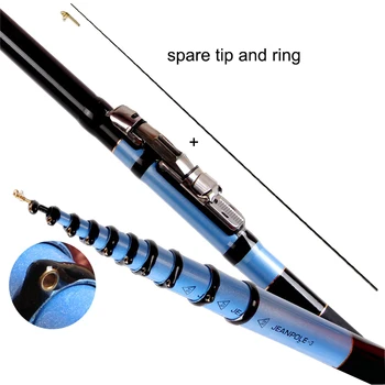 YUYU Oglekļa Teleskopisko Spiningu makšķeri lure svars 3-50g zivju stienis lure stienis Front-end makšķeri 3 pozīciju, Velciet 5.5 kg
