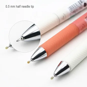 1gb Pentel Gēla Pildspalva Ātri Sauss BLN75L Kawaii Svītru Pildspalvu Studentu Rakstīšanas Eksāmenu Veltīta Kancelejas preces 0.5 mm