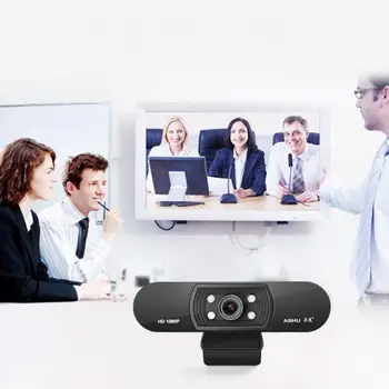 Krājumu Webcam Usb Full Hd 1080p, 1920x1080 Web Kamera Datoru, Android Smart Tv Spēļu Pc, Win10 Klēpjdatoru Dropshipping