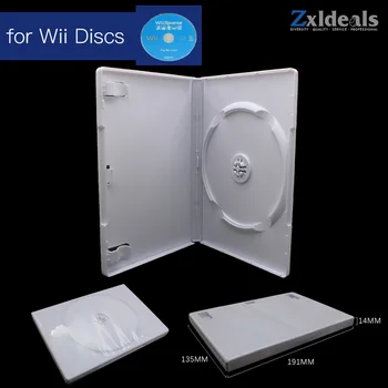 Nomaiņas Gadījumā Wii Nintendo Spēles Disku Rezerves Balta Kaste, Viena Ar Logo