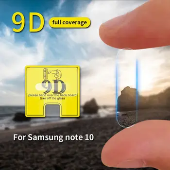 10pcs Atpakaļ Objektīvs Rūdīta Stikla Samsung Galaxy Note 8 9 10 Pro S8 S9 S10 Plus S10E S10 Kameras Ekrāna aizsargplēvi