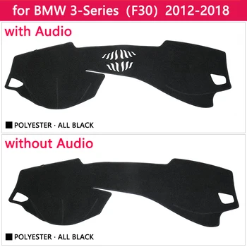 BMW 3. Sērijas F30 2012~2018 Anti-Slip Anti-UV Mat Paneļa Vāciņu Pad Dashmat Aizsargātu Paklāja Piederumi 318i 320i 325i 328i