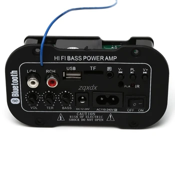 Jauns Auto, Bluetooth, mūzikas atskaņotājs Bass Power AMP Stereo 220 W Digitālo Pastiprinātāju, USB Tālvadības TF Auto Piederumi Mājas