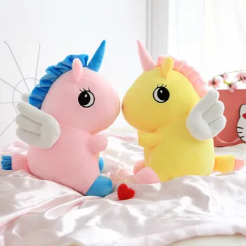 Jaunu Cute Poza Unicorn Glītu plīša rotaļlietas Lelle korejas Spilvens Lelle Dzimšanas dienas Svētku Bērnu Dienu Īpašu Dāvanu