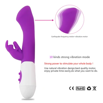 Dubulta Vibrācijas Dildo Trušu Vibrators G-Spot Masāža, Erotiska Seksa Rotaļlietas Sievietēm Sieviešu Masturbator Maksts un Klitora Stimulators