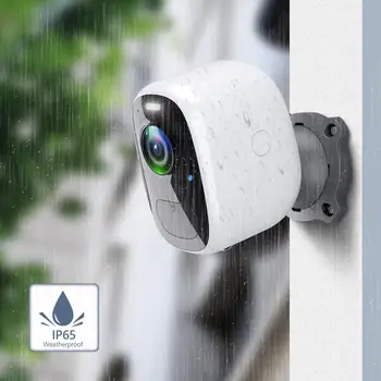 Akumulatora IP Kameras Drošības 1080P Āra Ūdensizturīgs Lādējams WiFi Bezvadu VIDEONOVĒROŠANAS Kameras Surveillanc PIR Kustības detektors Cam