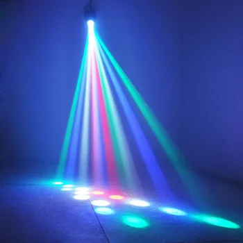 Auto/Skaņas Aktīvo 64 Led RGBW Gaismas, Disko gaismas Kluba Puses Parādīt Simtiem Modeļus, Dj, Bārs Kāzu Skatuves Gaismas Puse