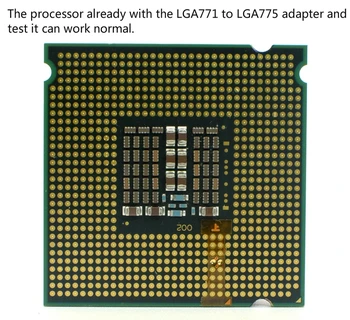 Intel Xeon E5405 Quad Core CPU 2.0 GHz, 12 MB SLAP2 un SLBBP Procesors Darbojas uz LGA 775 mātesplati