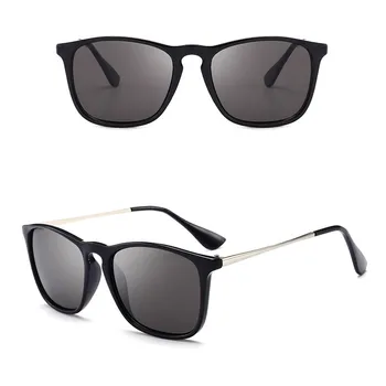 Modes Saulesbrilles Taisnstūra Metāla Rāmis, Saules Brilles UV400 Lēcas, Briļļu Vintage Dizaineru Brilles Oculos De Sol Sievietēm