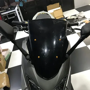 Motociklu CNC NMAX aizmugures skata Leņķis Yamaha NMAX155 125 150-2020 2018 Aizmugures Sānu Skata Spoguļi Adapteris Fiksētu Stenta Turētājs