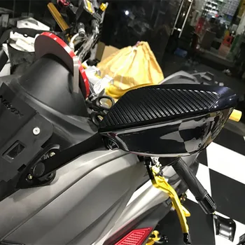Motociklu CNC NMAX aizmugures skata Leņķis Yamaha NMAX155 125 150-2020 2018 Aizmugures Sānu Skata Spoguļi Adapteris Fiksētu Stenta Turētājs