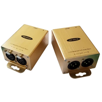 Pro Audio RJ45 Adapteri Cat5 Līdzsvarotu Audio Extender XLR Audio Converter Bez Zaudējumiem XLR Analog Audio Extender