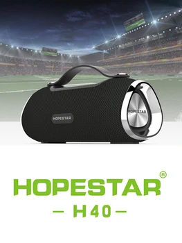 Hopestar H40 Āra Ūdensizturīgs Bluetooth Portable Speaker 3D Stereo, Subwoofer, MP3 Atskaņotājs, Skaļrunis FM Radio TF USB Mūzikas Centrs