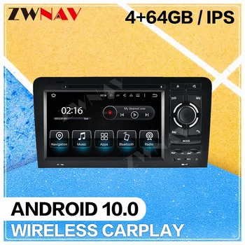 Android 10 ekrāna Auto Multimedia Player Audi A3 2003-2011 2 din auto GPS navigācija auto Radio Stereo Audio Atskaņotājs, galvas vienības