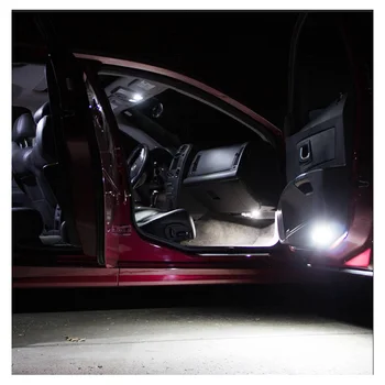 9 Spuldzes Balts LED Auto Griestu Gaismas Interjera Komplekts piemērots 2008 2009 2010 2011 2012 Chevrolet Malibu Kartes Bagāžnieka Kravas Licences Lampas