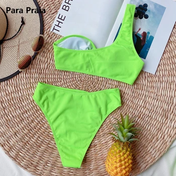 Para Praia Viena Pleca, Sexy Izgriezt Bikini Komplekts Sievietēm Gredzens Lenta Peldkostīmi Sieviete Push Up Divas Gabals Peldkostīms Vasaras 2020
