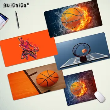RuiCaiCa Jauns Dizains, Basketbola grozu Dabiskā Kaučuka Spēļu peles paliktnis Galda Paklājiņš, Bezmaksas Piegāde Liela Pele Pad Klaviatūras Mat