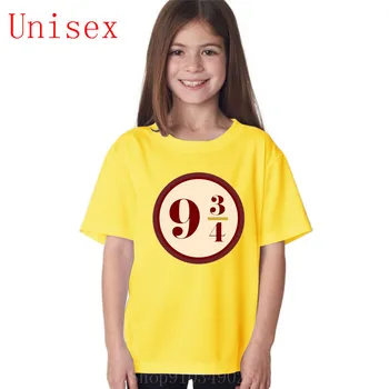Meitene apģērbs Harijs meitene Platformas deviņi un trīs ceturtdaļas Poters-mīļākais camiseta bērniem drēbes meitenēm no 8 līdz 12 bērnu zēniem