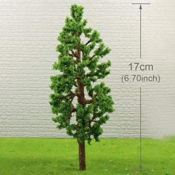 4gab Vilcienu Izkārtojumu noteikta Modeļa Koku Mēroga G O 17cm modeli, dzelzceļa koka koki G17055 dzelzceļa modelēšanas koka modeļu veidošanas komplekti