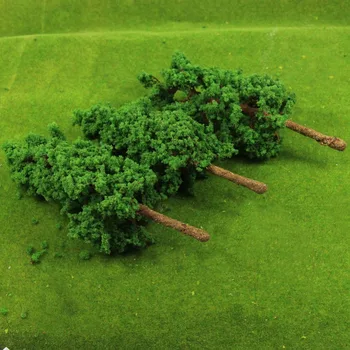 4gab Vilcienu Izkārtojumu noteikta Modeļa Koku Mēroga G O 17cm modeli, dzelzceļa koka koki G17055 dzelzceļa modelēšanas koka modeļu veidošanas komplekti
