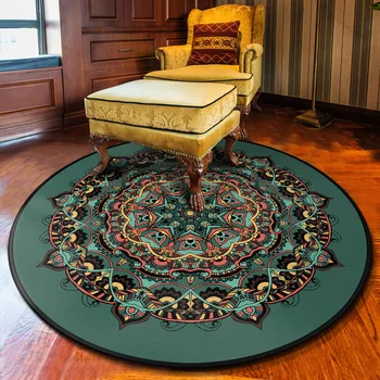 Persiešu Stila Salons Jomā Paklājs Guļamistabā Mat Mājas Apdare Laday ir Jogas Paklājiņi Bērnu Spēlēt Lien Kārta Mandala Dzīvojamās Istabas Paklāja