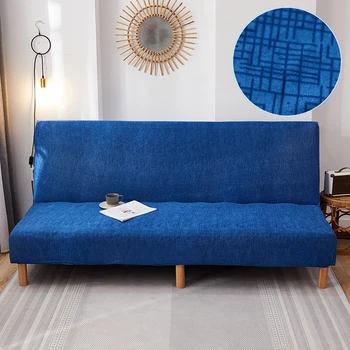 All-inclusive Sofa Bed Cover Stiept Dīvāns Vāks Salokāms Armless Dīvāna Sēdekļa Stenda Aizsargs Elastīgs Slipcover