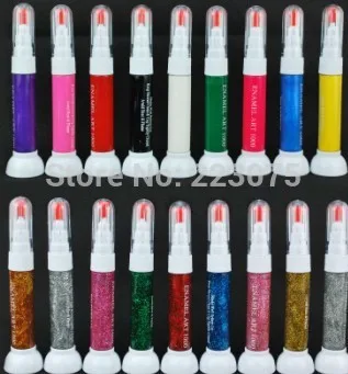 Karstā 18 Krāsas 2 in 1 Nail Art Striper Pildspalvu Akrila Nagu Mākslas Glezniecības polijas Pildspalvu Laku