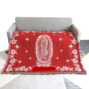 LISM Super Jaunavas Marijas mest segu gultas piederumi home hotel dekoratīvās gobelēns, āra paklāji
