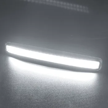 2gab COB Balts dienas gaitas lukturi Dienas Gaismas Automašīnu Brīdinājuma Lampas, Gaismas, Tālās gaismas Lukturis Auto COB Gaismas lukturi LED VW Passat B5 B6 B7