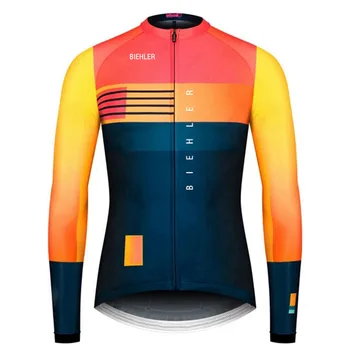 BIEHLER 2020. gadam garām Piedurknēm Riteņbraukšana Jersey MTB Velosipēds Riteņbraukšana Apģērbu Valkāt Vasarā Velosipēdu Drēbes Ropa De Ciclismo Vīrietis