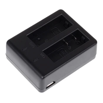 MINI USB / MICRO USB dual SJ4000 Akumulatora Lādētāju SJCAM SJ 4000 5000 wifi/gaisa/SJ5000/SJ7000/M10/SJ9000 elite baterijas