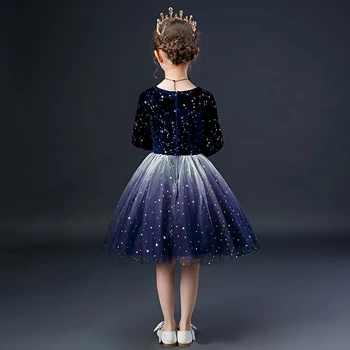 Bērniem meitene kleita kleita Eleganta pusaugu Meitenes Apģērbu, Bērnu Kleitas, Kāzu svinības, Balle Kleita Princese Kostīmu 3 5 10 12Year