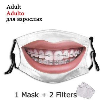 Smaids Pieaugušo Atkārtoti Sejas Maska Anti Putekļu Masku Ar Filtru Aizsardzības Masku, Respiratoru Muti Purns