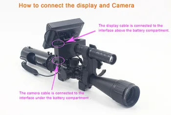 VIP Saiti Megaorei 2 Riflescopes 720P HD Nakts Redzamības Jomu Medību Optika Kamera nakts Redzamības Ierīce Ar Lāzera IS