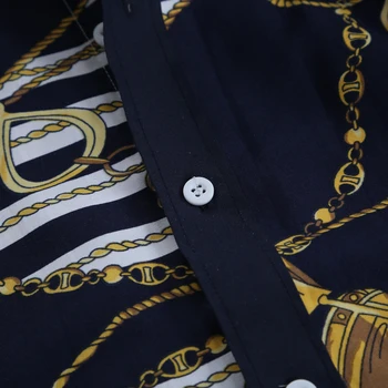 2018 Modes drukāšanas Cilvēks Ikdienas Krekli Modes Klasiskās Vīriešu tērpu Kreklu Elpojošs Vīriešu garām Piedurknēm Zīmolu Apģērbu XXL