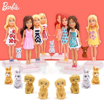 10cm Mini Baby Born Lelle Barbie Aplauzums Rotaļlietas, ar Apģērbu Piederumi Lelles Meiteņu Rotaļlietu Bērniem Brinquedos Mēbeles