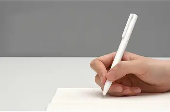 Sākotnējā Xiaomi Mijia Gēla Pildspalva Nav Klp Melnu Tinti Rakstīt ar Pildspalvu, Balts Gluda Šveice Piepildīt MiKuni Japāna Tintes melna