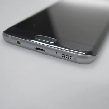 Samsung Galaxy S7 Malas, LCD Displejs, Touch Screen Digitizer Ar Rāmja Rezerves Daļas, Pārbaudīts, S7Edge G935 G935F Lcd