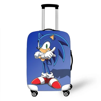 18-32 Collu Karikatūra Bros Sonic Elastīgu Bagāžas Seguma Transportēšanas Koferis, Putekļu Maiss Gadījumā Karikatūra Ceļojumu Piederumi