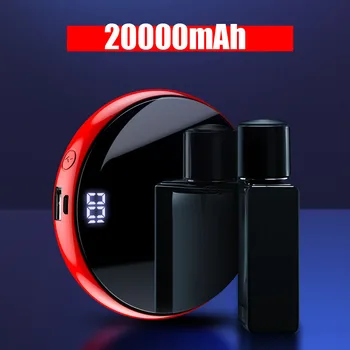 20000 mAh Mini Power Bank Portatīvo Lādētāju Ātrās Uzlādes Powerbank Ārējo Akumulatoru Jauda Banka Xiaomi Mi 9 iPhone Poverbank
