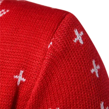 FFXZSJ Zīmolu Vīriešu Džemperis 2019 Ziemassvētku Rudenī, Ziemā Silts Džemperis 3D Trikotāžas Džemperis Blūze Topi Vīriešu Džemperis, Džemperi, Vīriešu