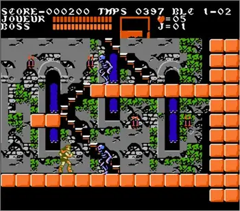 CastleVania 3 franču Spēle Kasetne NES/MK Konsoles