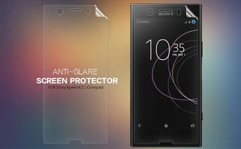 2gab Sony Xperia XZ1 Kompakts NILLKIN Super Clear Anti-pirkstu nospiedumu Aizsargājošu Plēvi VAI Matēts Ekrāna Aizsargs, Lai XZ1 Compact