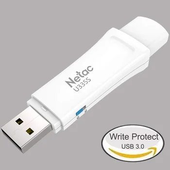 Netac Pendrive 64gb, 128gb Rakstīt Aizsargātu Šifrēts USB Flash Drive 32 16 GB Pen Drive 3.0 USB zibatmiņas Diskā Galvenās Atmiņas Tālruni