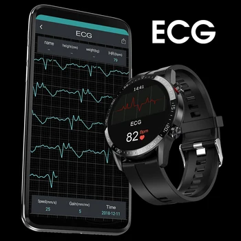 Jauns Vīriešu Smart Skatīties Bluetooth Zvanu Samsung Rīku Huawei Xiaomi IPhone IP68 Ūdensnecaurlaidīga Skatīties EKG+PPG sirdsdarbība PK L11 L8. L9